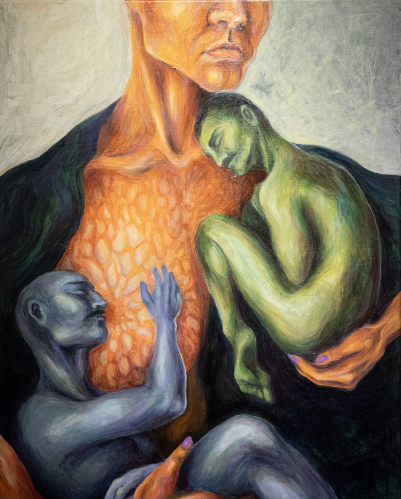 Luonnon valinta | akryyli kankaalle | 80,5 cm x 65 cm | 2025 