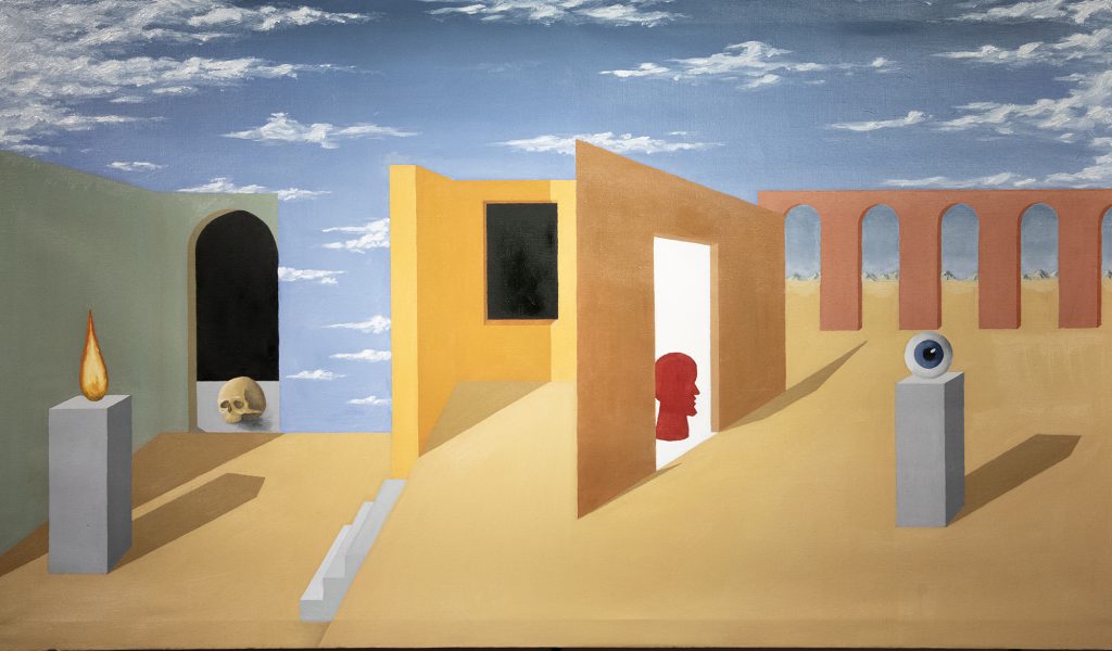 Beauty of the World Stands Witness to Eternity | öljyväri kankaalle | 88 cm x 150 cm | 2025