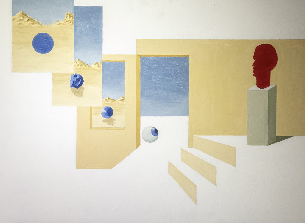 Giving Form to All | öljyväri puulevylle | 60 cm x 80 cm | 2025 