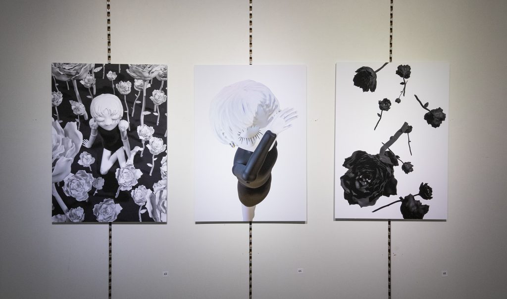 Lait4milla, Reflect.ion_, White_noise |
3D-mallinnus, paperi alumiinikomposiittilevylle  | 70 cm x 50 cm | 2025 
