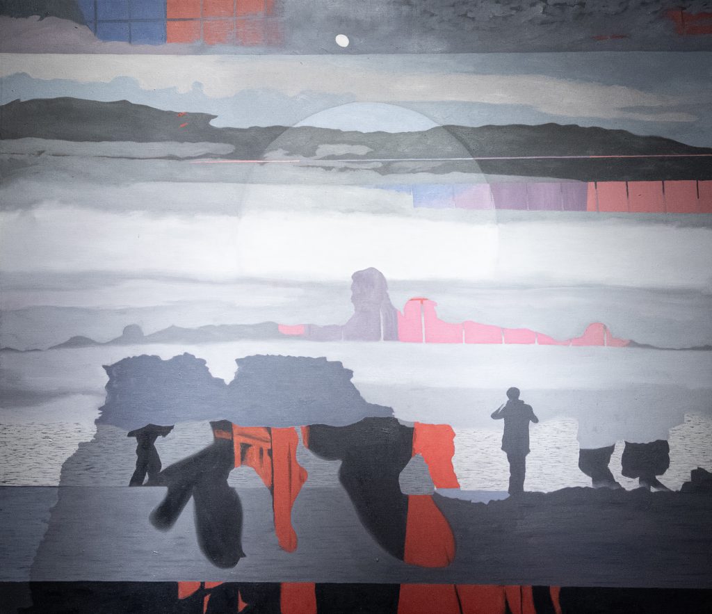 Varjoni | öljy pellavakankaalle | 121 cm x 141 cm | 2025 