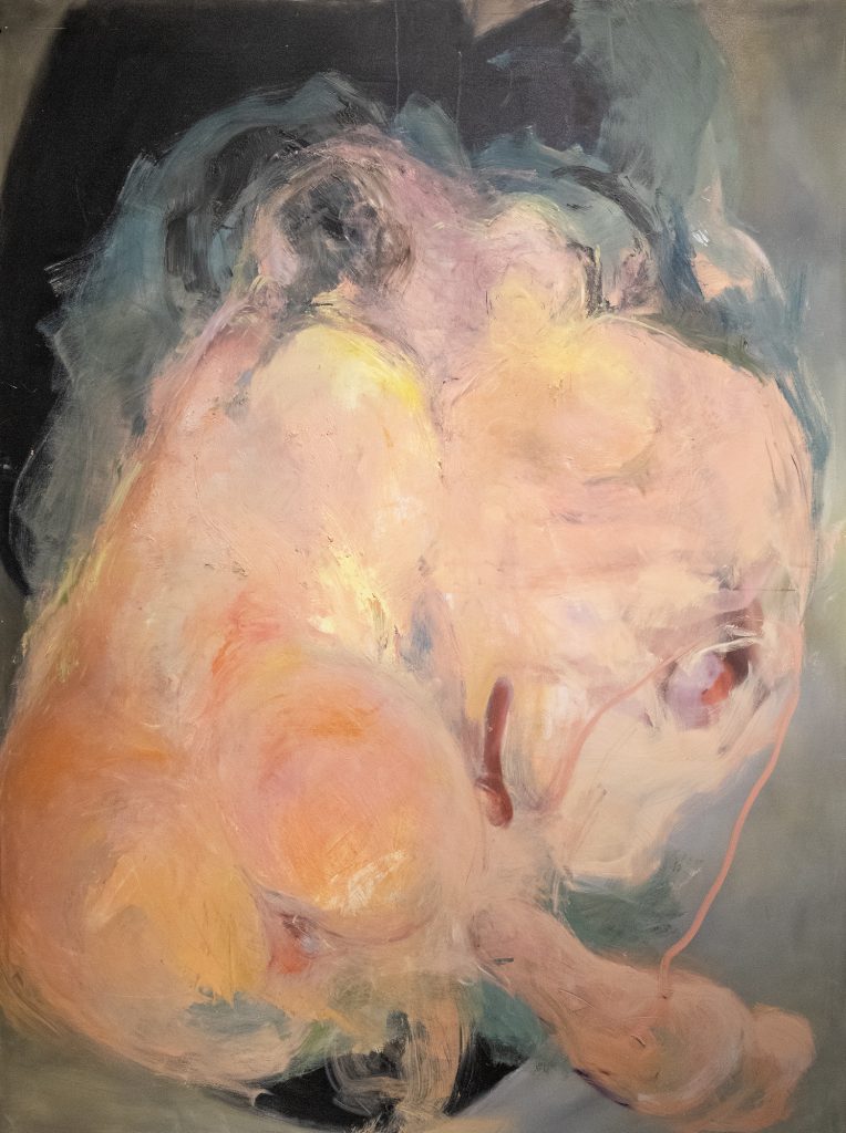 Leijuva maa | öljyväri | 200 cm x 148 cm | 2025 